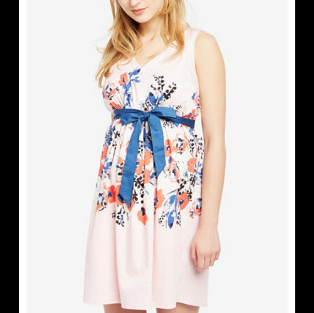Motherhood Maternity Printed Fit & Flare Dress